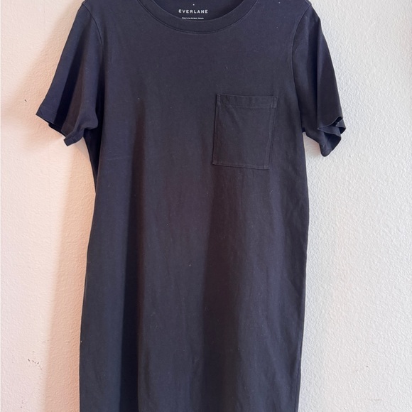 Everlane Charcoal Crew Neck Tee Dress - Picture 5 of 6